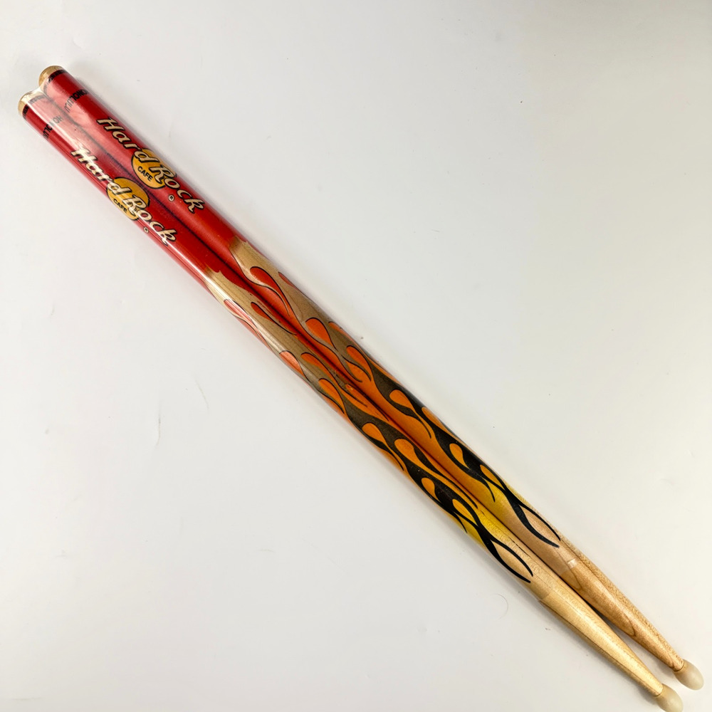 Hard Rock Cafe HONOLULU Authentic Drum Sticks - HRC Art Stick Edition